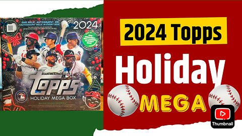 2024 #Topps Holiday #baseballcards #packopening