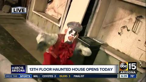 ABC15's John Trierweiler gets a sneak peek of the 13th Floor