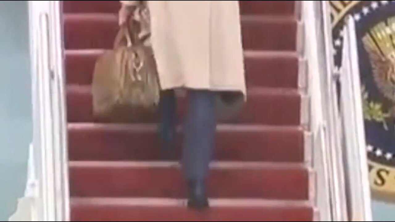 WATCH: Joe Biden Having Trouble with Stairs AGAIN