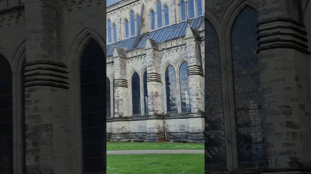 wherever I am right or wrong. Salisbury cathedral