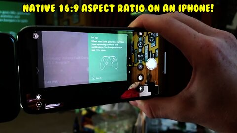 iPhone 11 pro 16:9 ratio on native camera app! First seen on YouTube! YAY