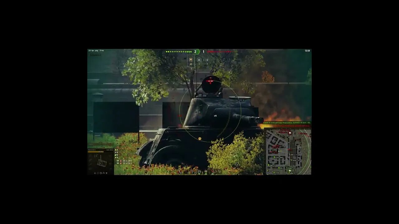 #shorts Бой в Ускоренном темпе #wot #worldoftanks