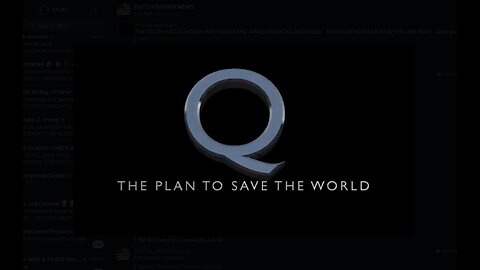 Q - THE PLAN TO SAVE THE WORLD