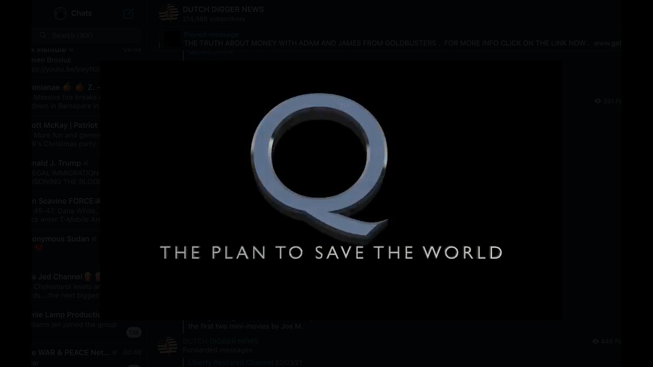 Q - THE PLAN TO SAVE THE WORLD