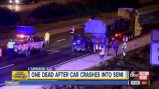 Plant City man killed after rear-ending semi on I-4 in Hillsborough County