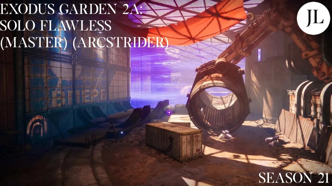 Destiny 2 - Solo Flawless Master Lost Sector: Exodus Garden 2A (Season 21) (Arcstrider)