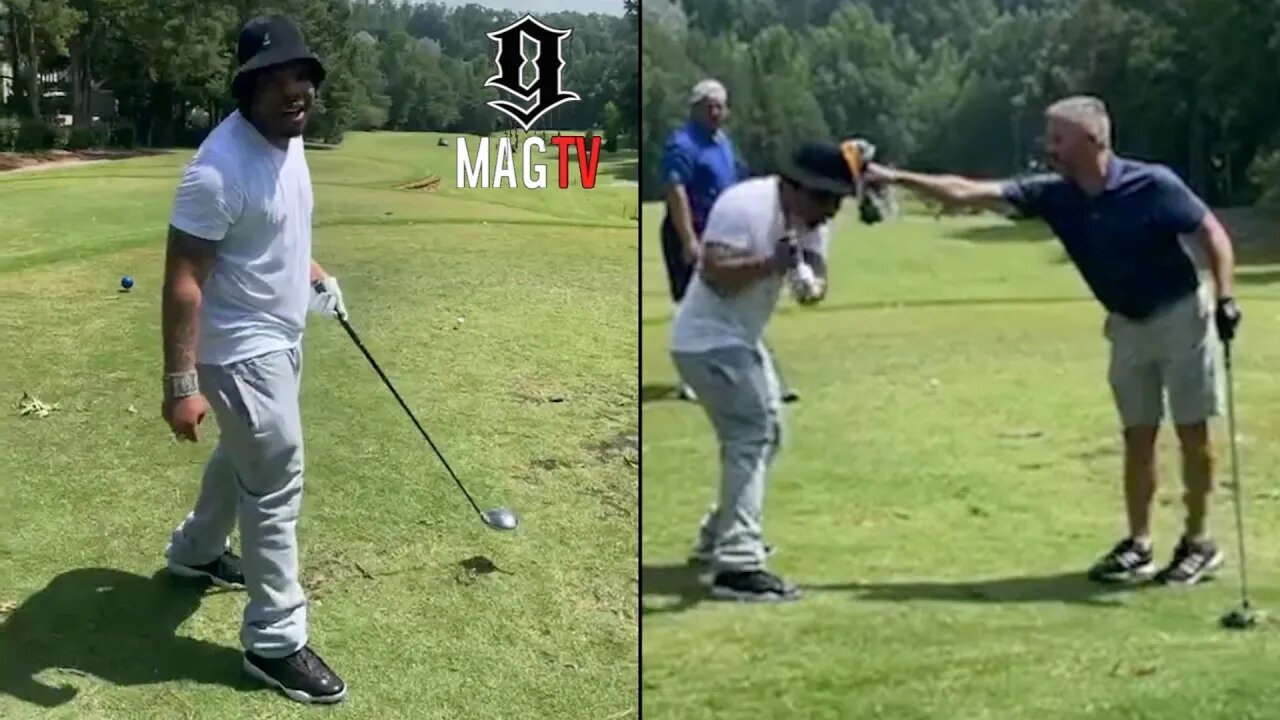 "Tiger Woods I'm Comin" Webbie Gets Help Wit His Golf Swing From Neighbors! 🏌🏾‍♂️