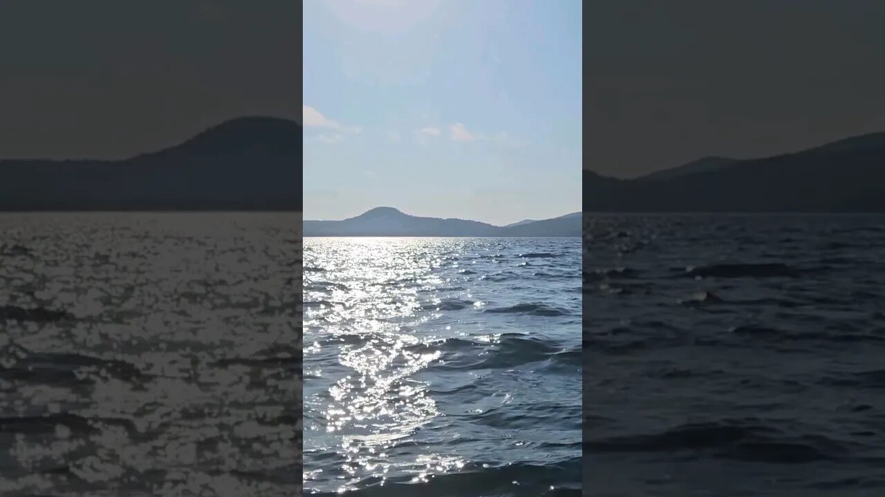 Windy Waters: Fishing on a Wavy Evening Just Before Sunset