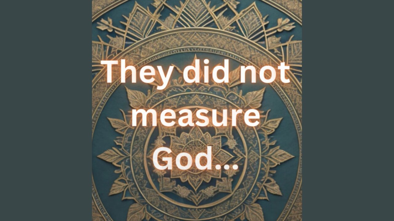 They measured God not w- their hearts | Quran Insights 6:91, 22:74-76, 39:67 | Bible Jeremiah 31:37