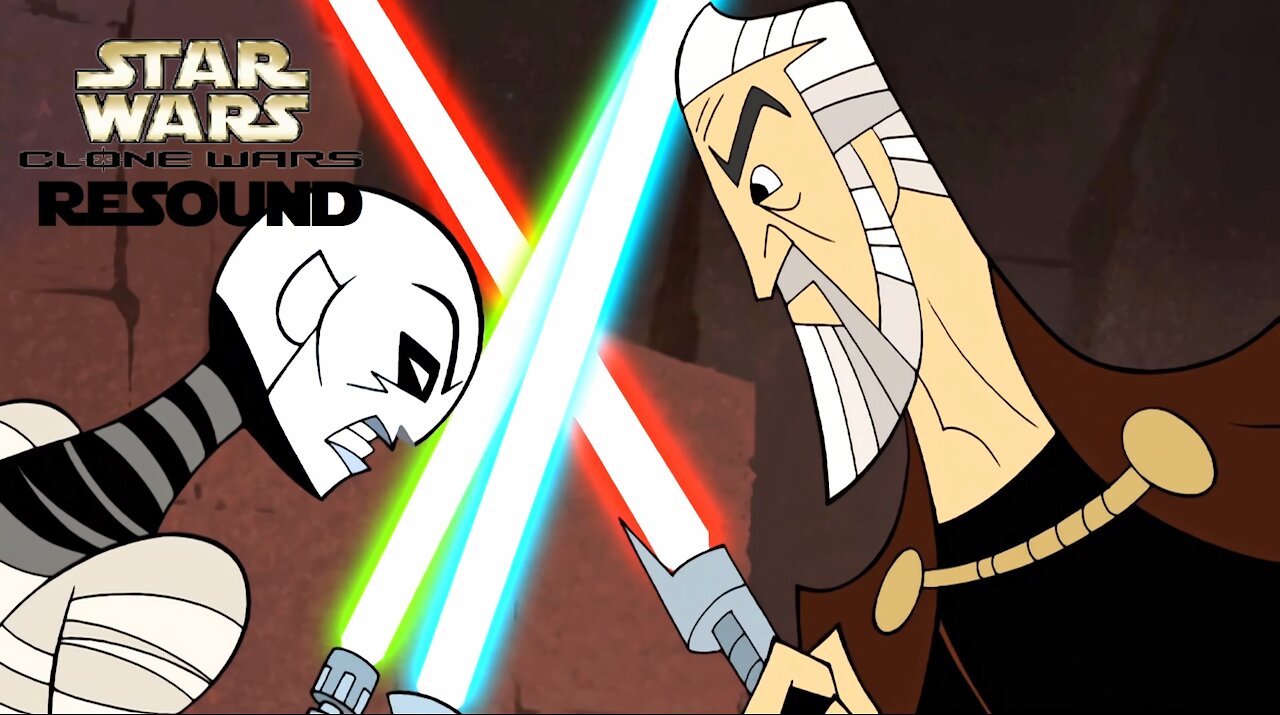 STAR WARS Clone Wars Micro series : Dooku vs Ventress RE-SOUND