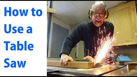 How to Use a Table Saw: Woodworking For Beginners #1 - woodworkweb