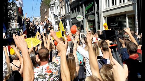 Samen voor Nederland 5 September 2021 FVD Thierry Baudet en Gideon van Meijeren