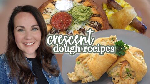 RECIPES USING CRESCENT ROLLS DOUGH | EASY RECIPES | FEEDING THE BYRDS