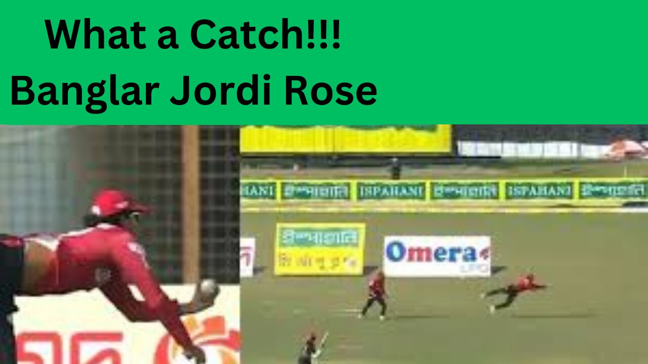 What a Catch From Banglar Jordi Rose Soumya Sarkar