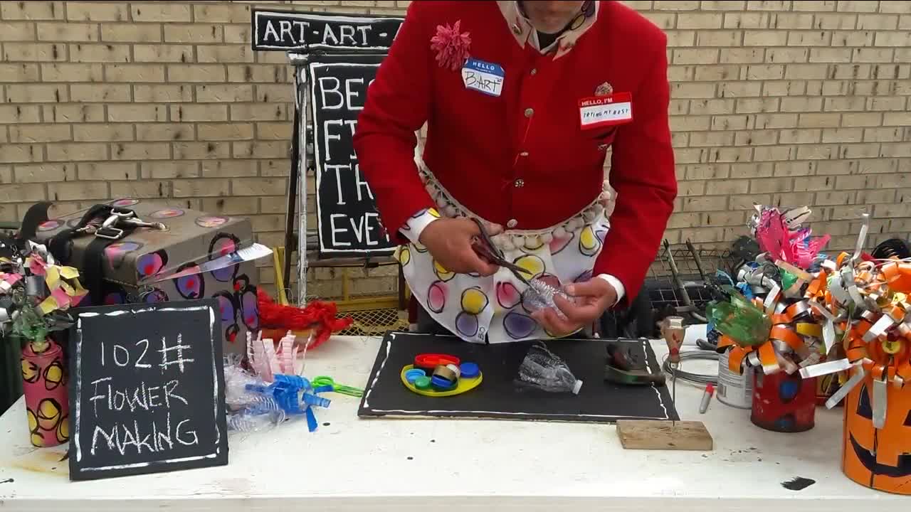 Local artist created arts & crafts videos