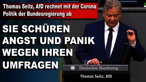 Thomas Seitz, AfD rechnet mit der Corona Politik der Bundesregierung ab