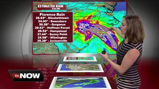 Geeking Out: Estimated Florence rain totals