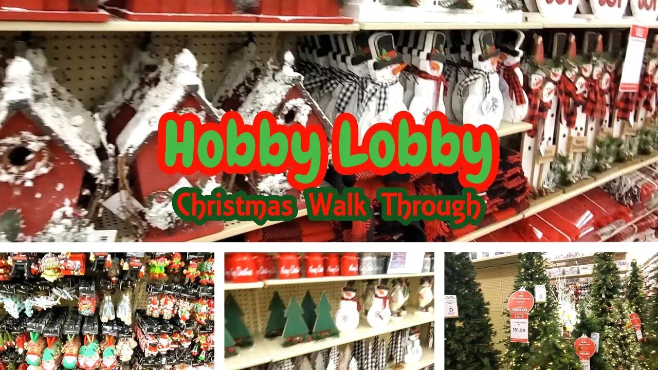 Hobby Lobby | Christmas | Christmas Walkthrough | Christmas Decor 2O23