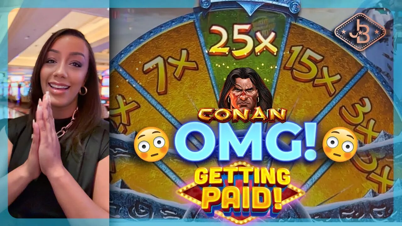 Shocking Big Win! 😳 Can I Get The 25X Wheel on Conan Slot Machine?