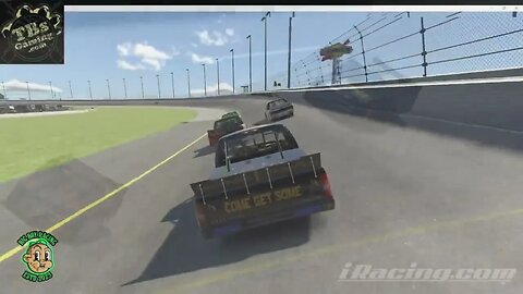 Yes he was a lapped Truck . coast me a top 5 SMH #iracing #simracing #bigboyracing #crashes #nascar