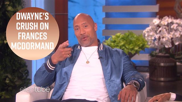 Dwayne Johnson proposes to Frances McDormand