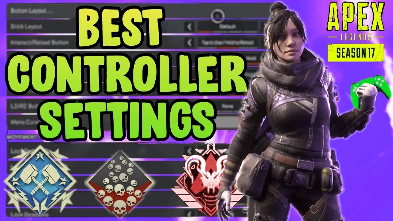 NEW BEST Controller Settings (Apex Legends Season 17)