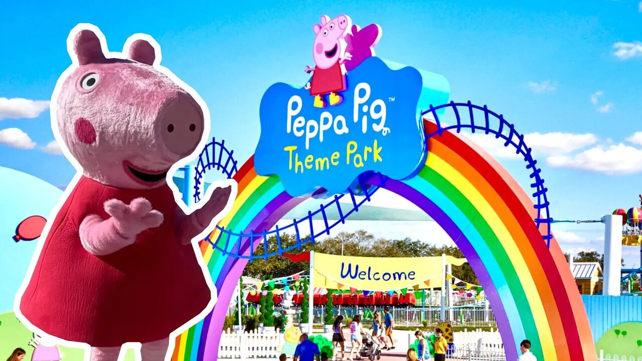 Peppa Pig Theme Park Grand Opening and IT'S AMAZING