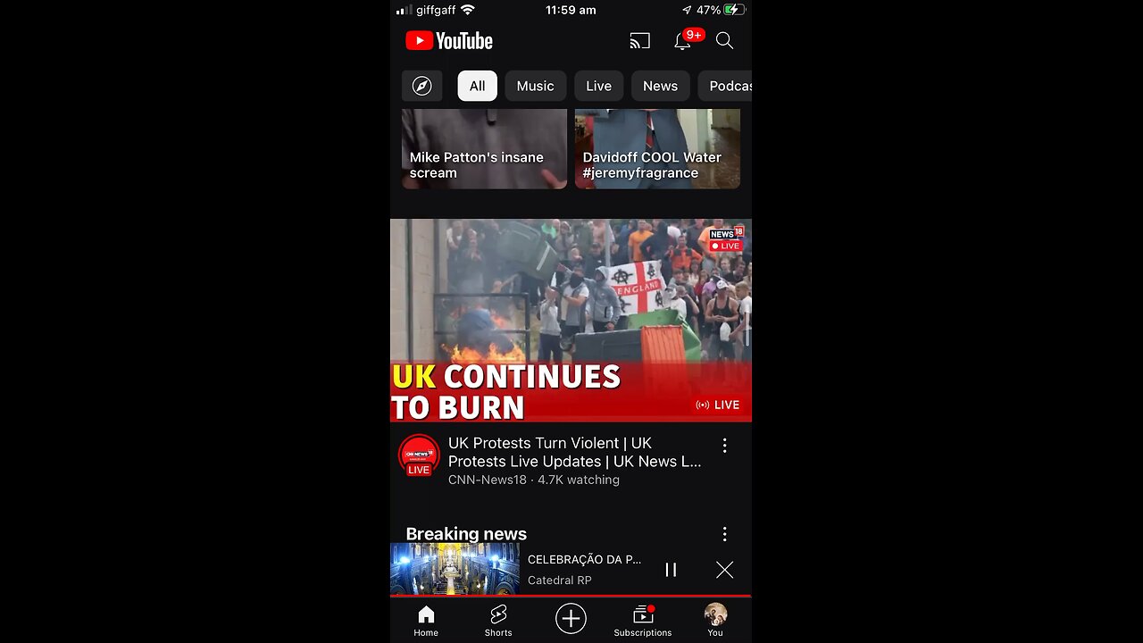 News topics 05/08/2024 riots in UK
