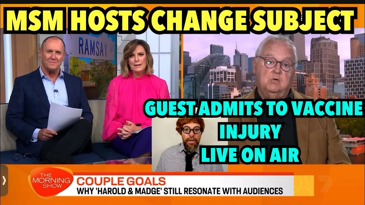 LIVE ON AIR | Harold Bishop admits Madge Can’t Make it to the Live MSM Broadcast due to Vax Injury