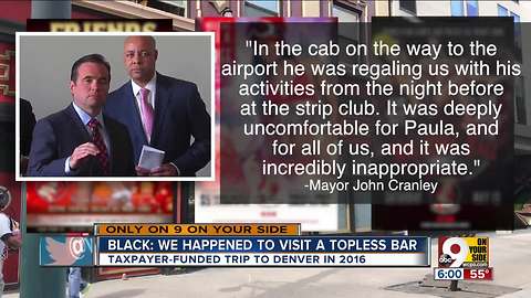 City manager: We happened to visit a topless bar