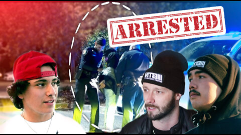 Playing F**K THE POLICE in front of COPS PRANK (ARRESTED)