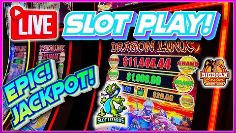 🔴 LIVE SLOT PLAY!!! J'S LOW ROLLIN' WEDNESDAY JACKPOT CITY! EPISODE 44! BIGHORN CASINO