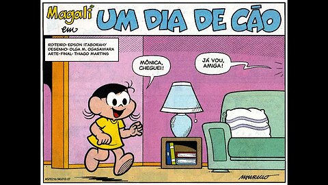 Magali em-Um dia de cão | Gibis do Rapha 2
