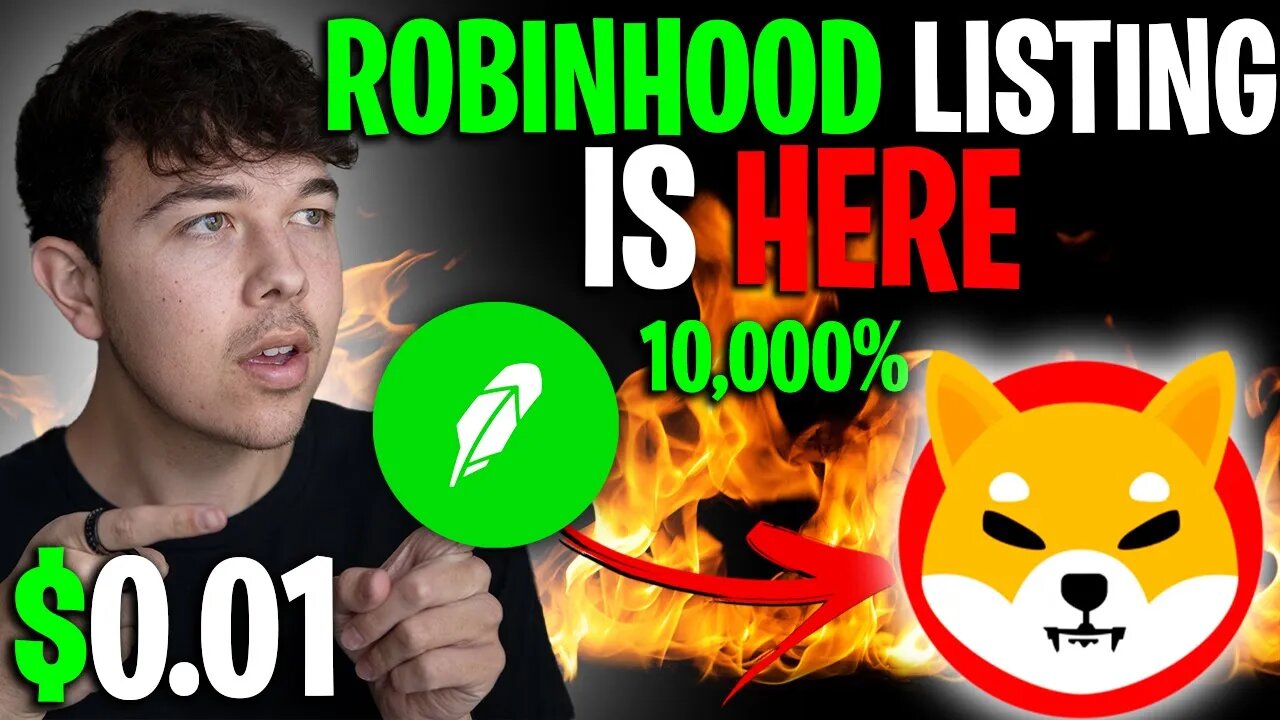 SHIBA INU COIN ROBINHOOD LISTING IS HERE 🔥 SHIB PRICE PREDICTION 🚨