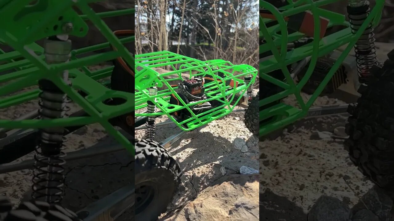 My Axial Ryft Just Got A Dose of AWESOME from Gamy RC. 🤤 Check out this Steel Cage #rc #axial