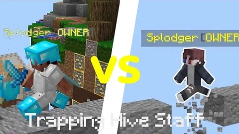TRAPPING Hive STAFF in Hive Skywars