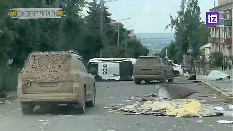 ‼️🇷🇺Улицы Лисичанска сейчас выглядят так. Жители города с радостью встречают союзные войска