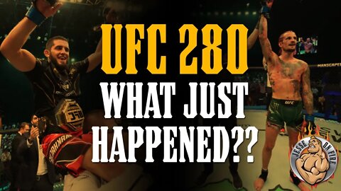 UFC 280 WHAT THE F JUST HAPPENED??? w/ JESSE ON FIRE