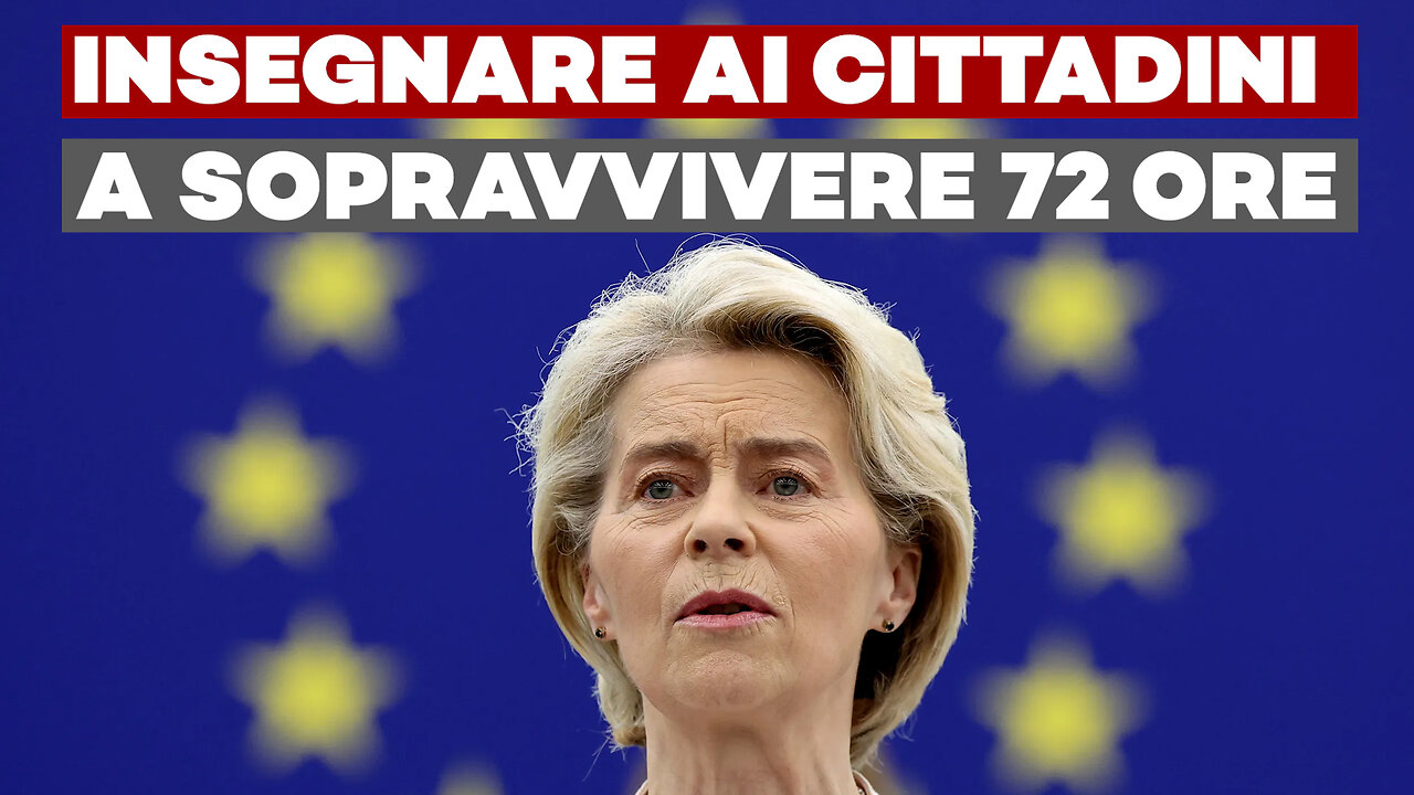 “Insegnare ai cittadini a sopravvivere 72 ore”- Lo spaventoso report della UE