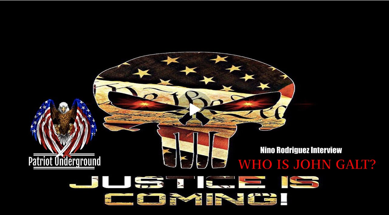 PATRIOT UNDERGROUND W/ NINO, NINO, NINO. WHERE ARE WE AT AND WHERE R WE GOING? TY JGANON