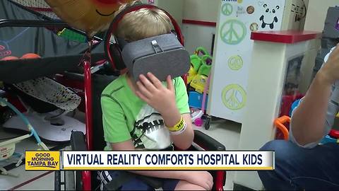 Virtual reality lifts spirits of hospitalized kids by flying them to the North Pole with Santa Claus