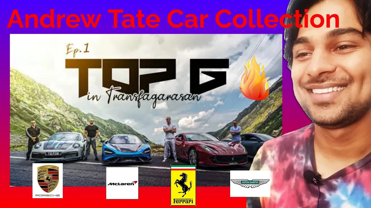 Andrew Tate Car Collection McLaren, Porsche, Ferrari, Aston Martin #andrewtate #cars #tatespeech