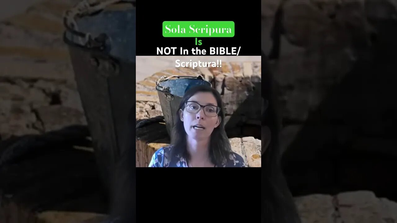 Sola Scriptura can’t prove Sola Scriptura