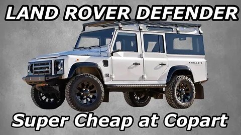 Land Rover Defender CHEAP, Copart Walk Around