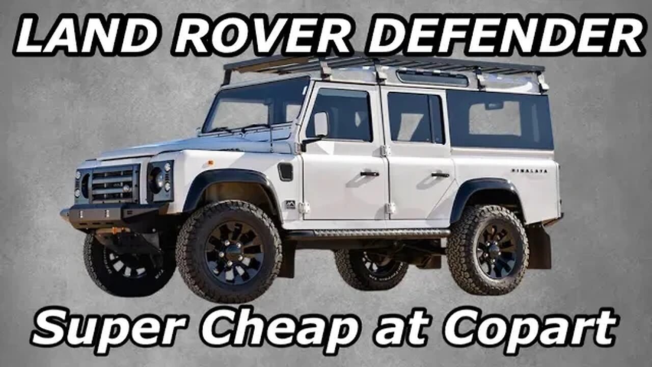 Land Rover Defender CHEAP, Copart Walk Around