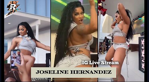 Joseline Hernandez twerking on stage at event