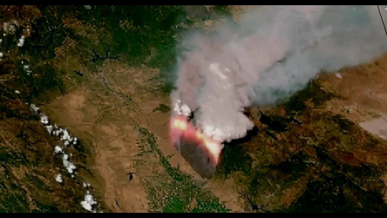 Park Fire in 4 Counties Including Shasta 2024 July 28
