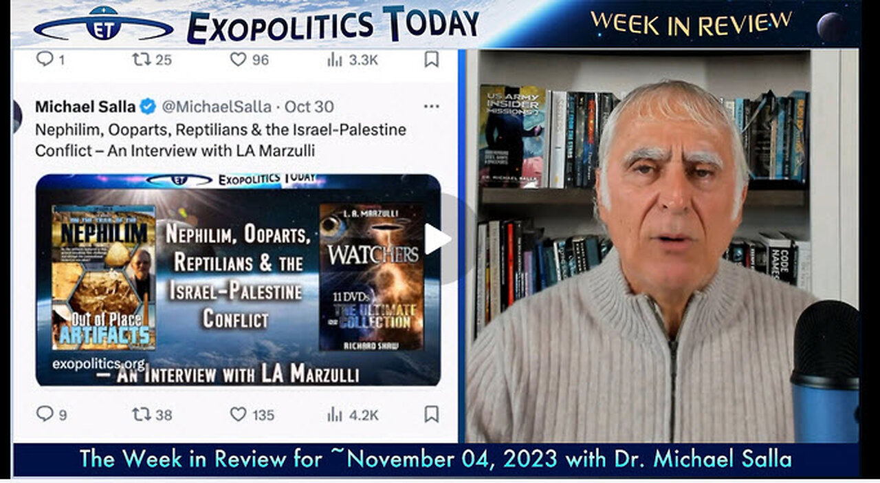 Exopolitics Today – Week in Review with Dr Michael Salla – Nov 4, 2023