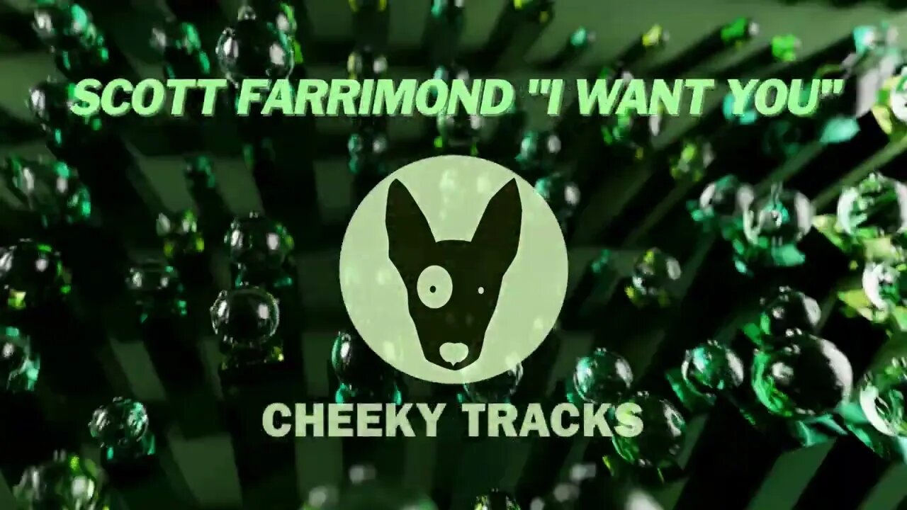Scott Farrimond - I Want You (Cheeky Tracks) release date 19th May 2023
