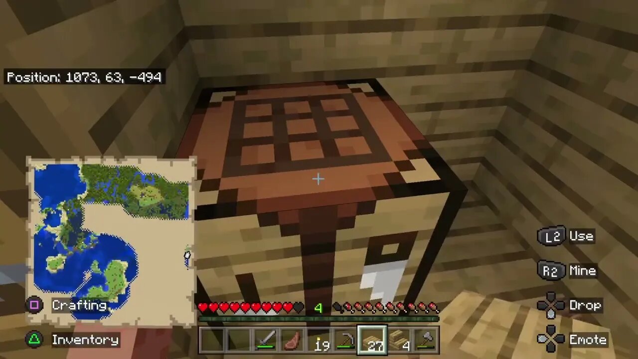 Minecraft: Twitch Part 2-Clearing Out The Map Room